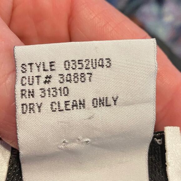 Floral Embroidered Linen Sheath Dress Gray 6 AGB Beyer California - Picture 5 of 6